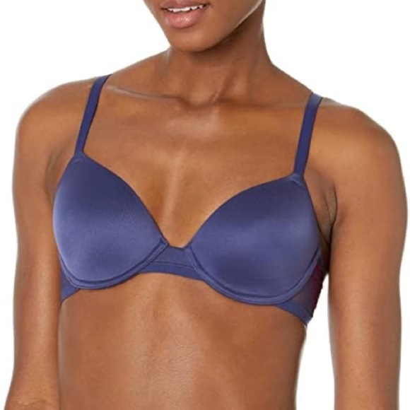 New Natori Elegant Blue and Purple Bra Sz 34C - Picture 3 of 7